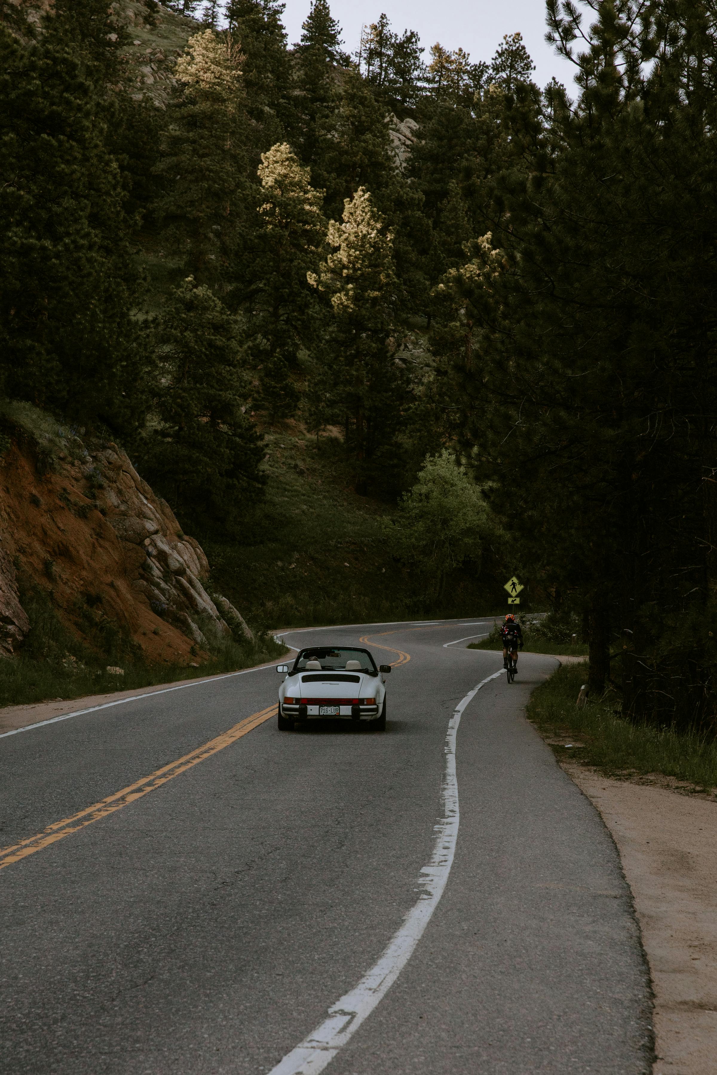 cyclist in dynamic motion showing strength and grace